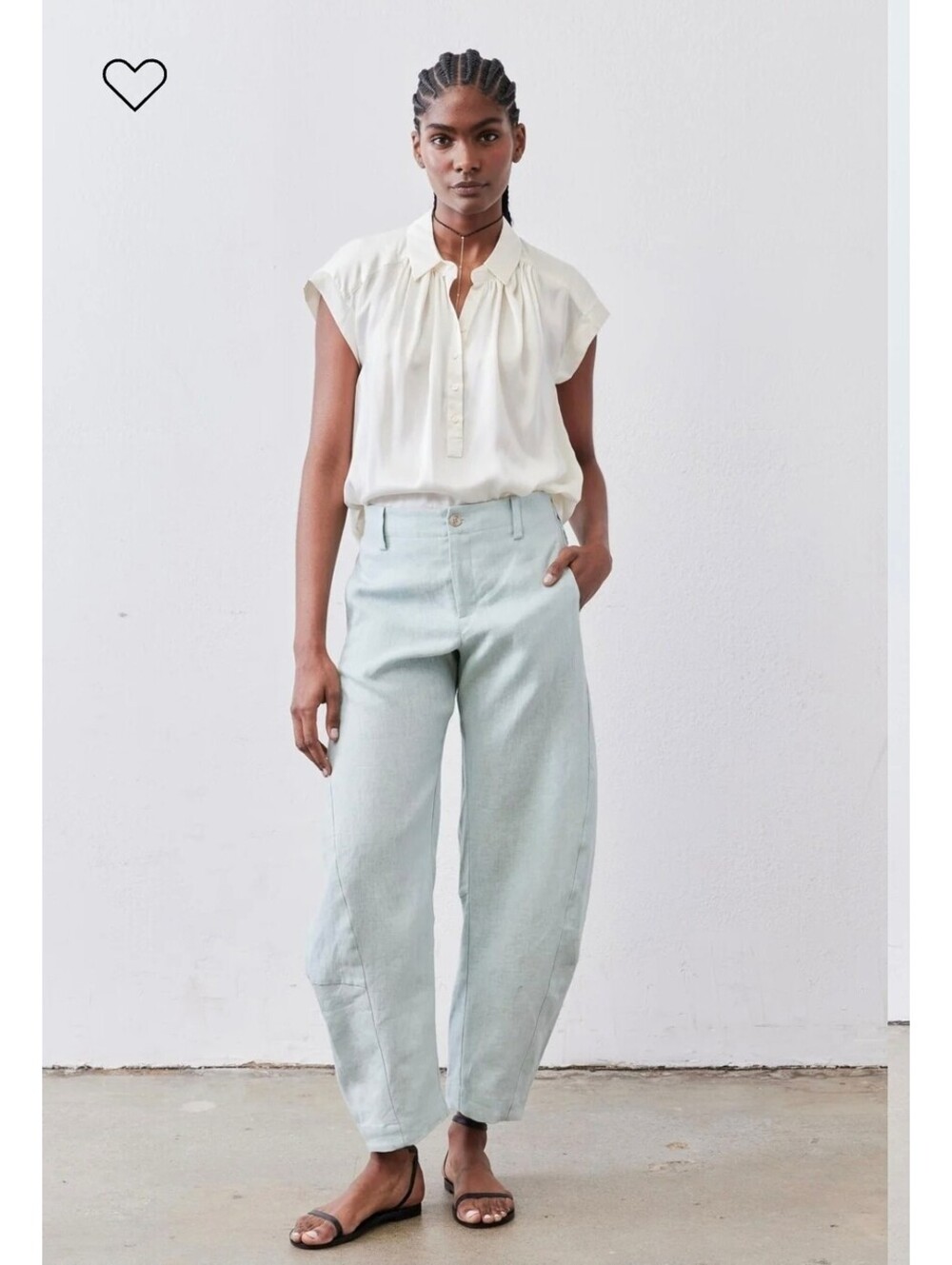 RUTI The uptown loose linen pants Size 4